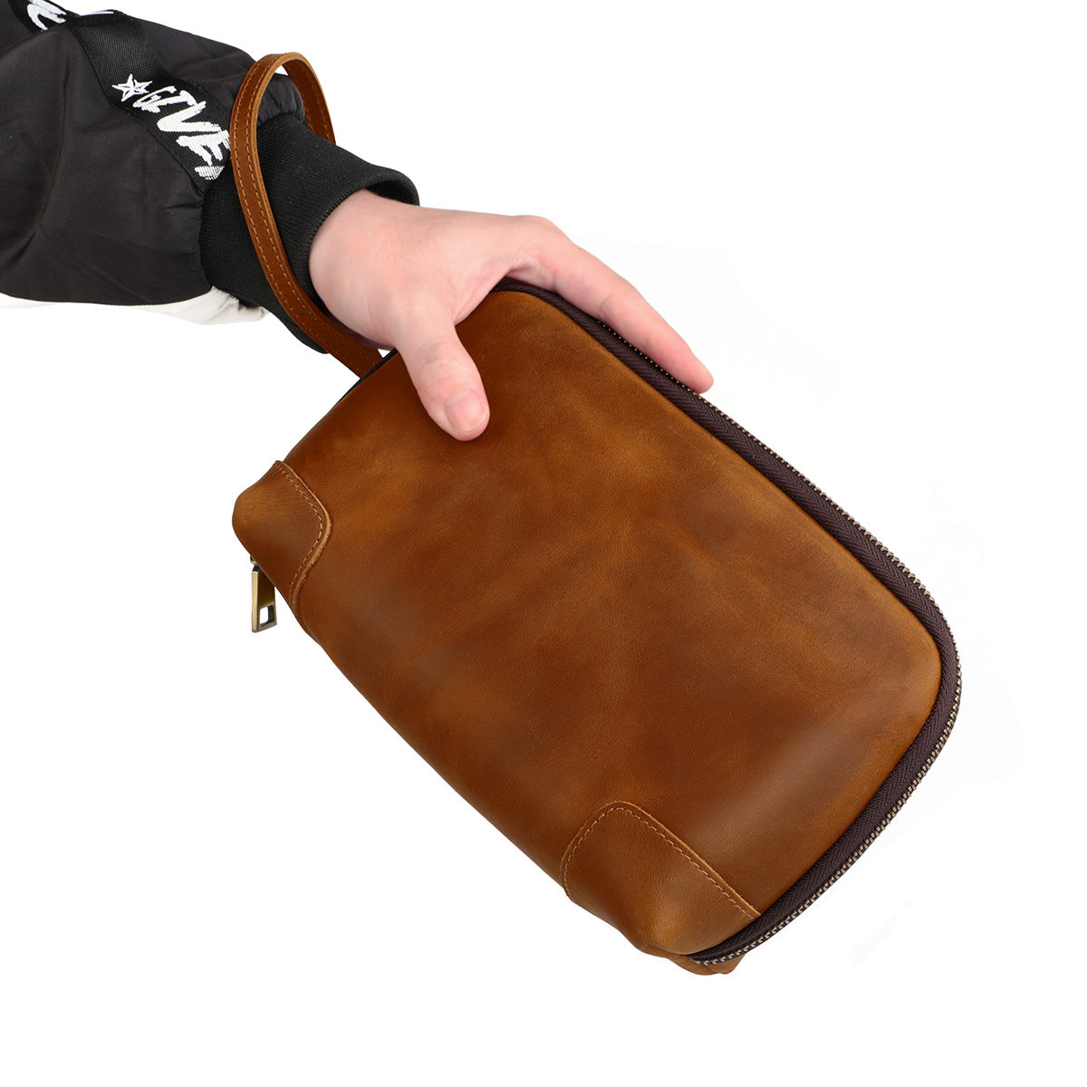 Men's Clutch Mobile Data Cable Headset Storage Men's Handbags