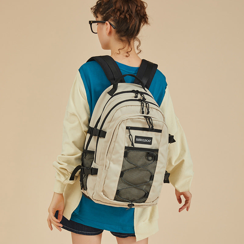 Men's Female Korean College High Large Capacity Backpacks