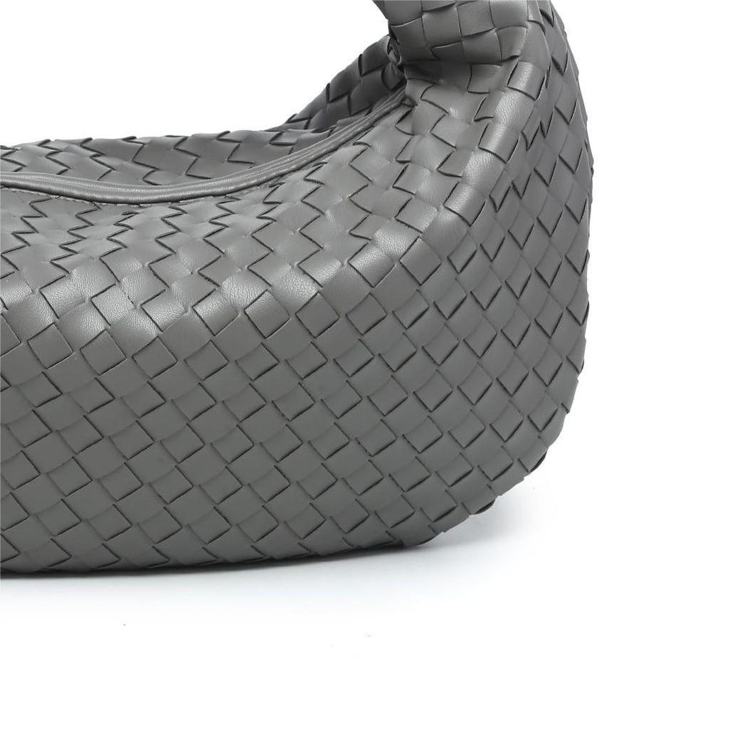 Women's Large Summer Versatile Fashion Dumpling Selenodont Croissant Solid Handbags