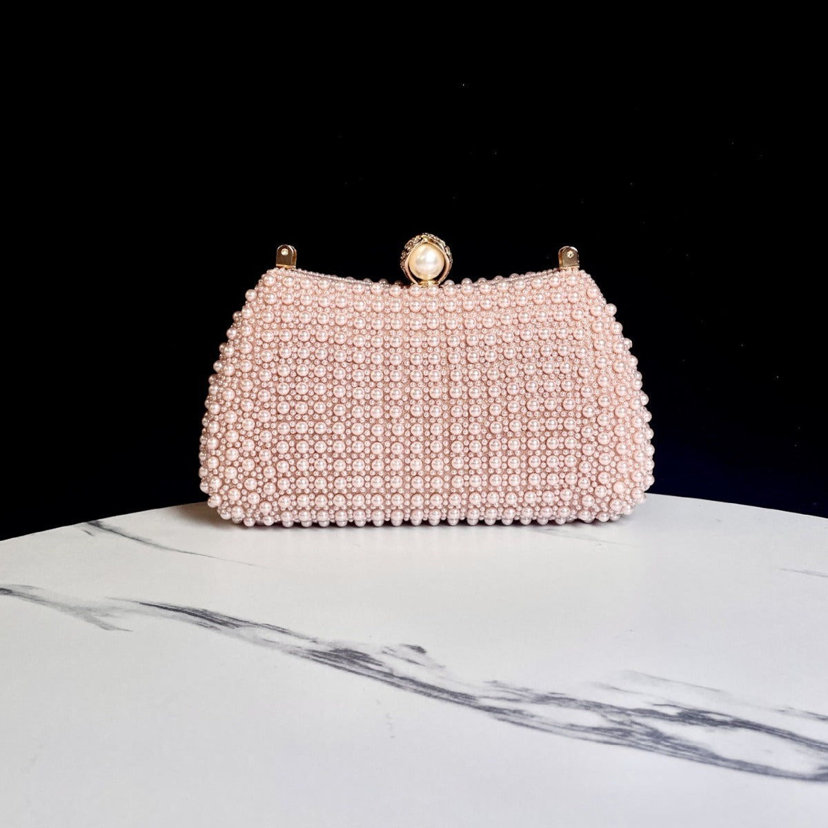 Trendy Elegant Handmade Pearl Dress Banquet Evening Bags
