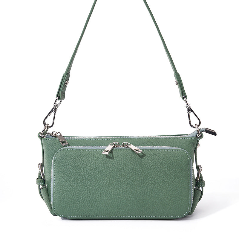 Women's Genuine Leather Fashion Large Capacity Underarm Crossbody Bags