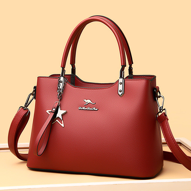 Women's Big Fashion Simple Trendy Large Capacity Shoulder Bags