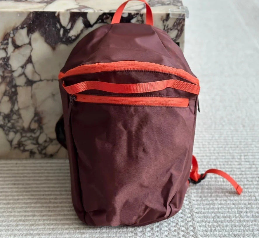 Embroidery Unisex Waterproof Folding Hiking Lightweight Backpacks