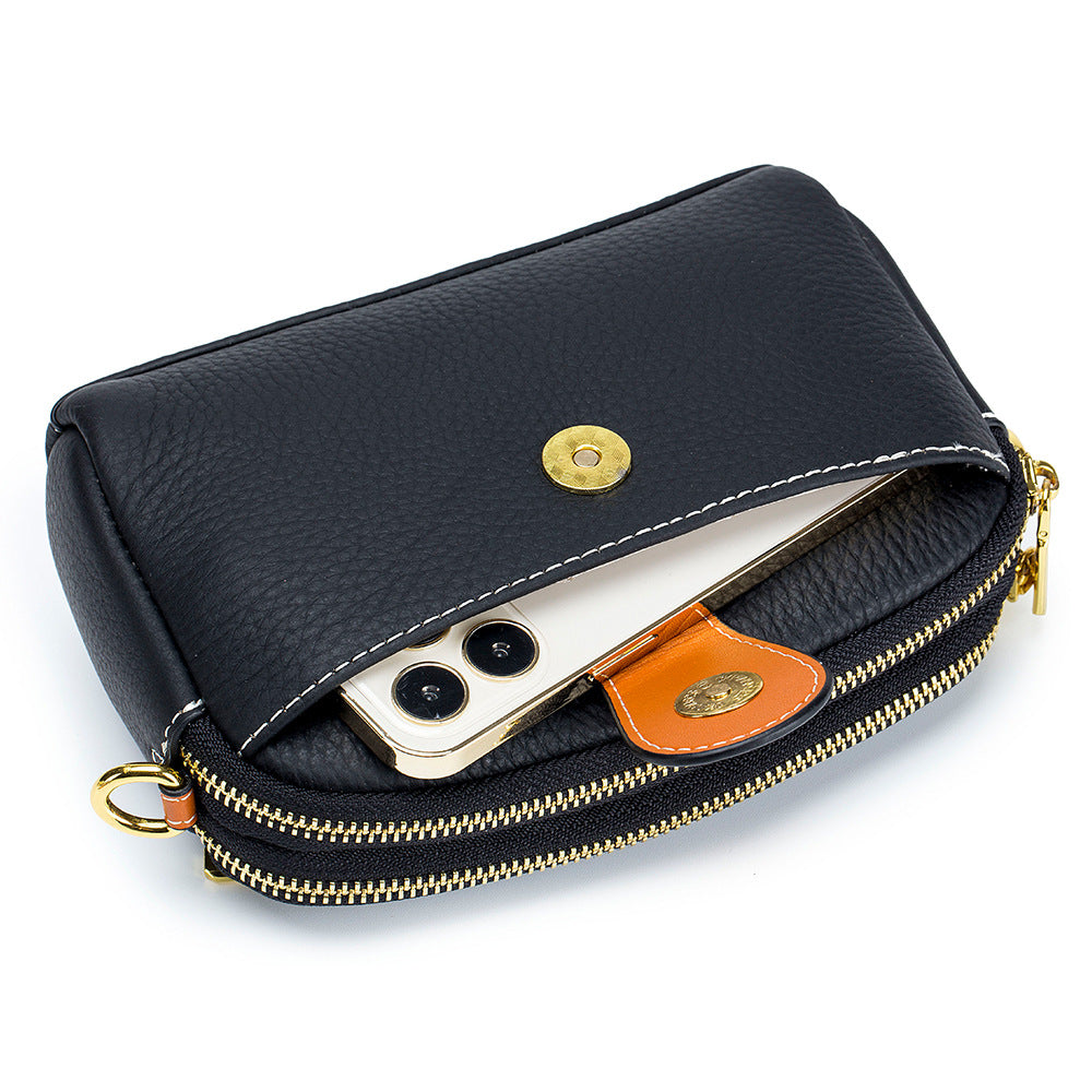Genuine Leather Minority Fashion Fashionable Horizontal Crossbody Bags