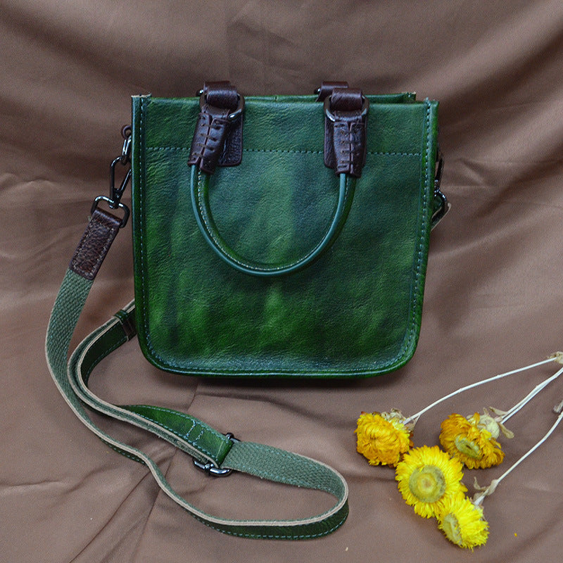 Women's Design Genuine Leather Vegetable Tanning Portable Bags