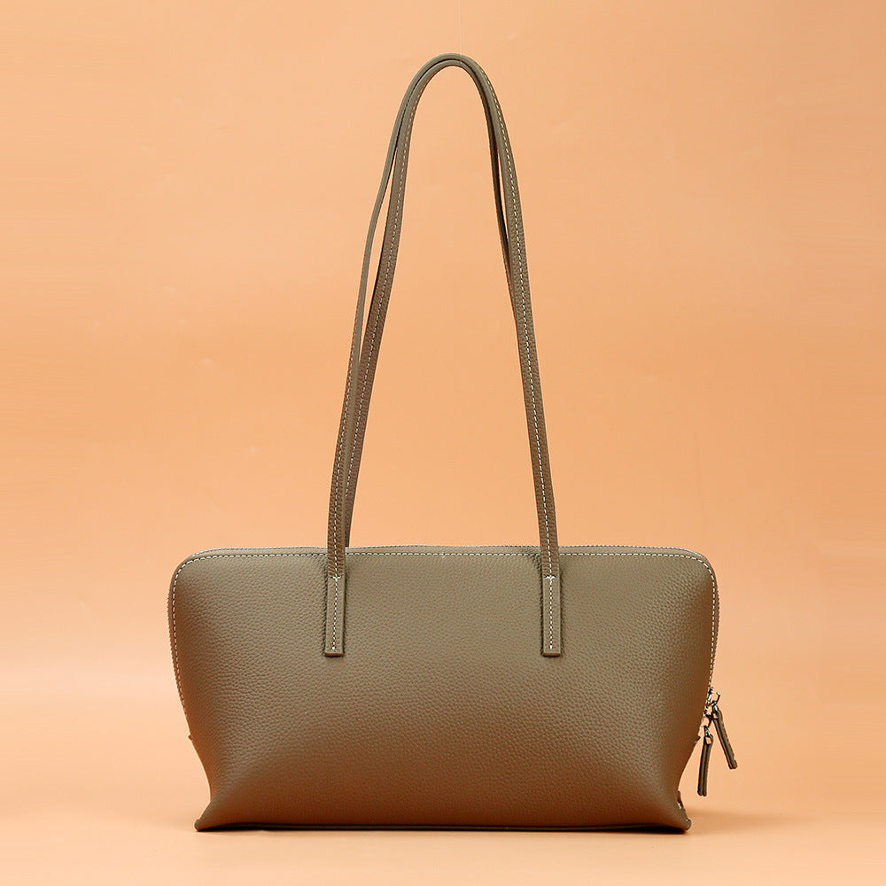 Women's Retro Korean Type Underarm Closed Layer Shoulder Bags