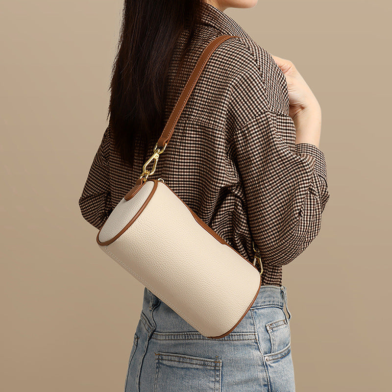 Women's Underarm Leather Pillow Fashion High Sense Crossbody Bags