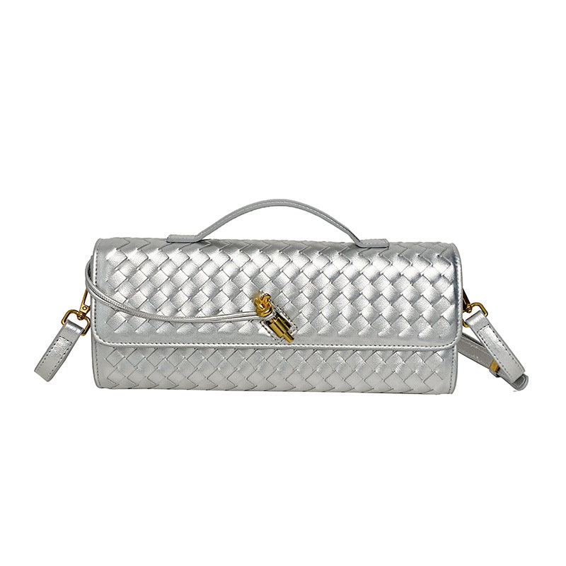 Hand-woven Fashion Medieval Baguette Exquisite Dinner Crossbody Bags