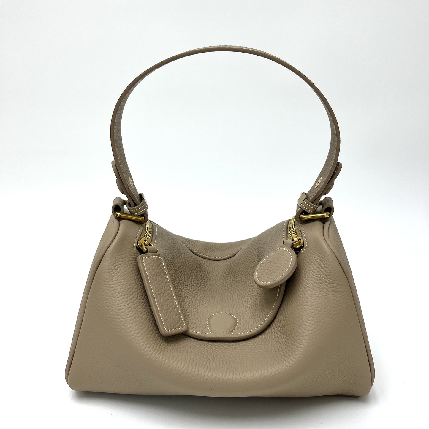Women's Cowhide Niche High-grade Portable Fashion Boston Crossbody Bags