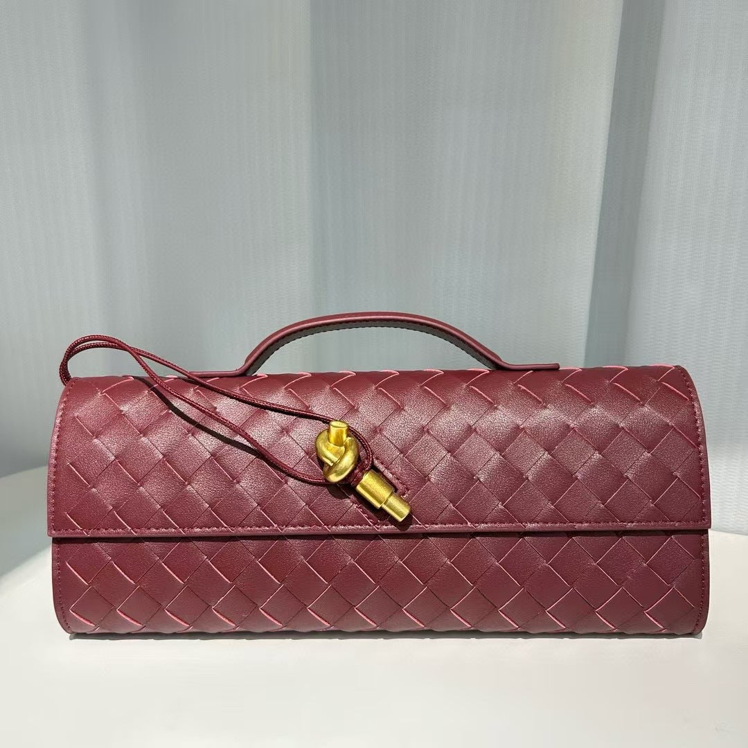 Women's Fashion Trendy Genuine Leather Hand-held Release Handbags