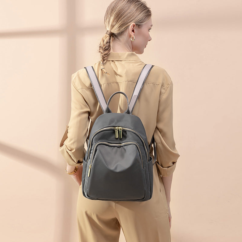 Women's Oxford Canvas Korean Fashion Trendy Large Backpacks