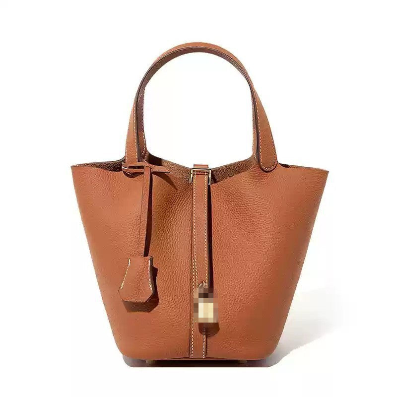 Women's Basket Genuine Leather Mummy Bridal Wedding Handbags