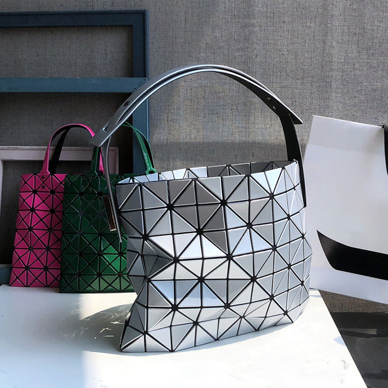 French Stick Underarm Commuter Geometric Rhombus Shoulder Bags