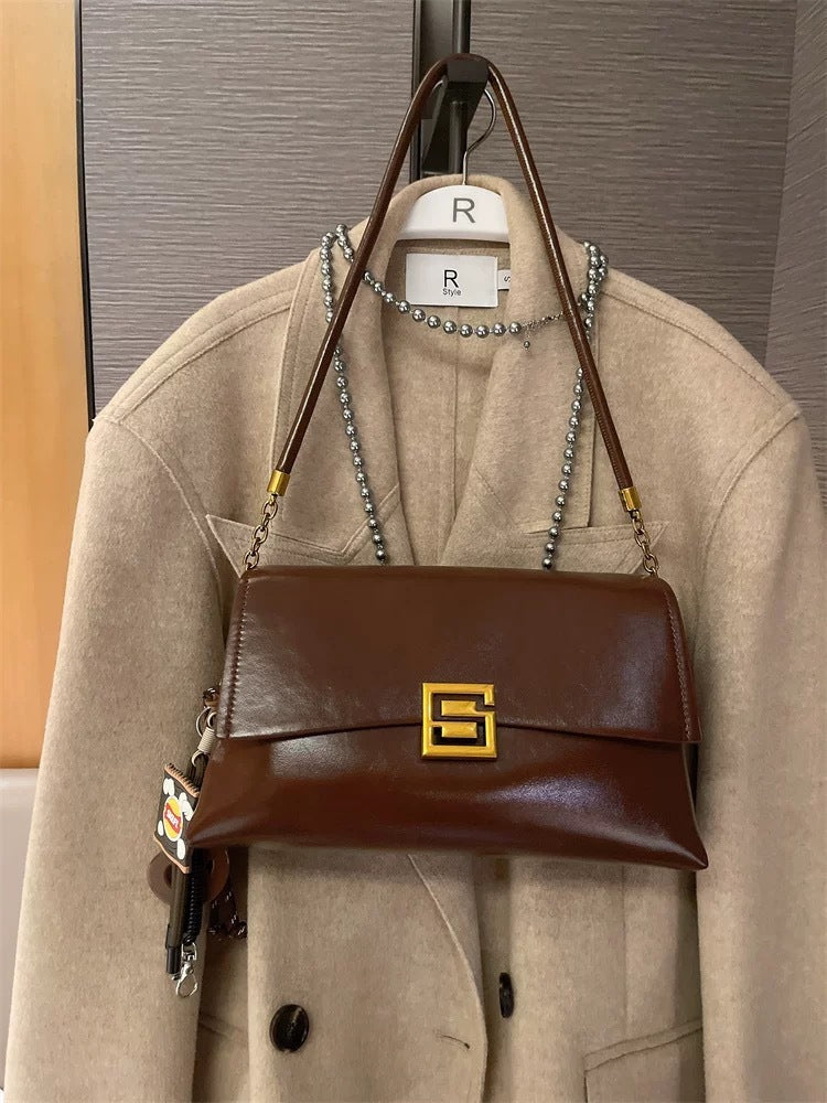 Trendy Fashion Underarm Female Niche Retro Crossbody Bags