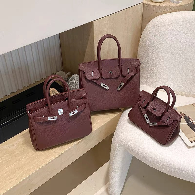 Women's Pattern Genuine Leather Portable Summer Versatile Crossbody Bags