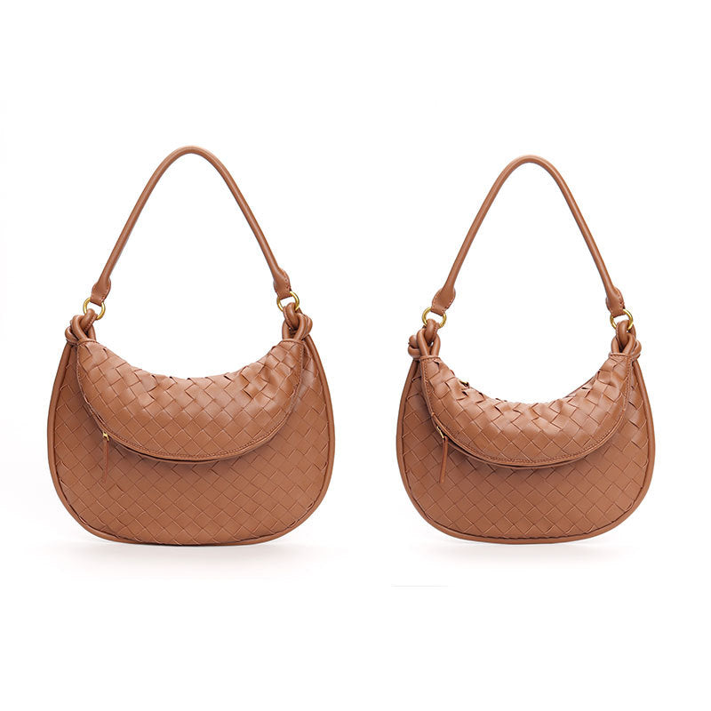 Women's Niche Soft Leather Hand Underarm Temperament Bags