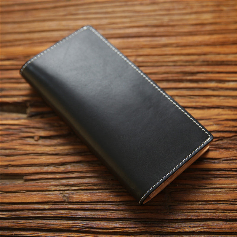 Men's Italian Long Genuine Leather First Layer Men's Wallets