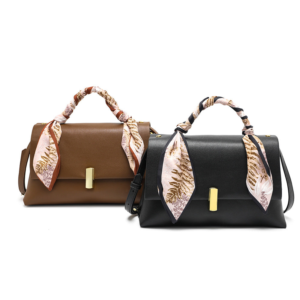 Women's Western Style Silk Scarf Easy To Match Crossbody Bags