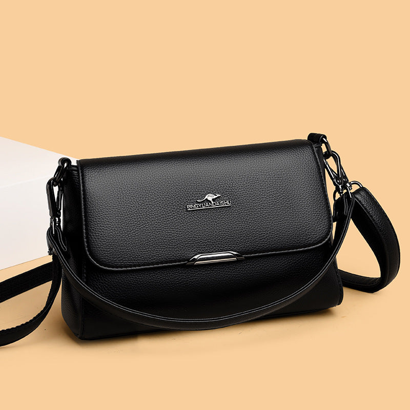 Women's Creative Plain Kangaroo Fashion Mom Crossbody Bags