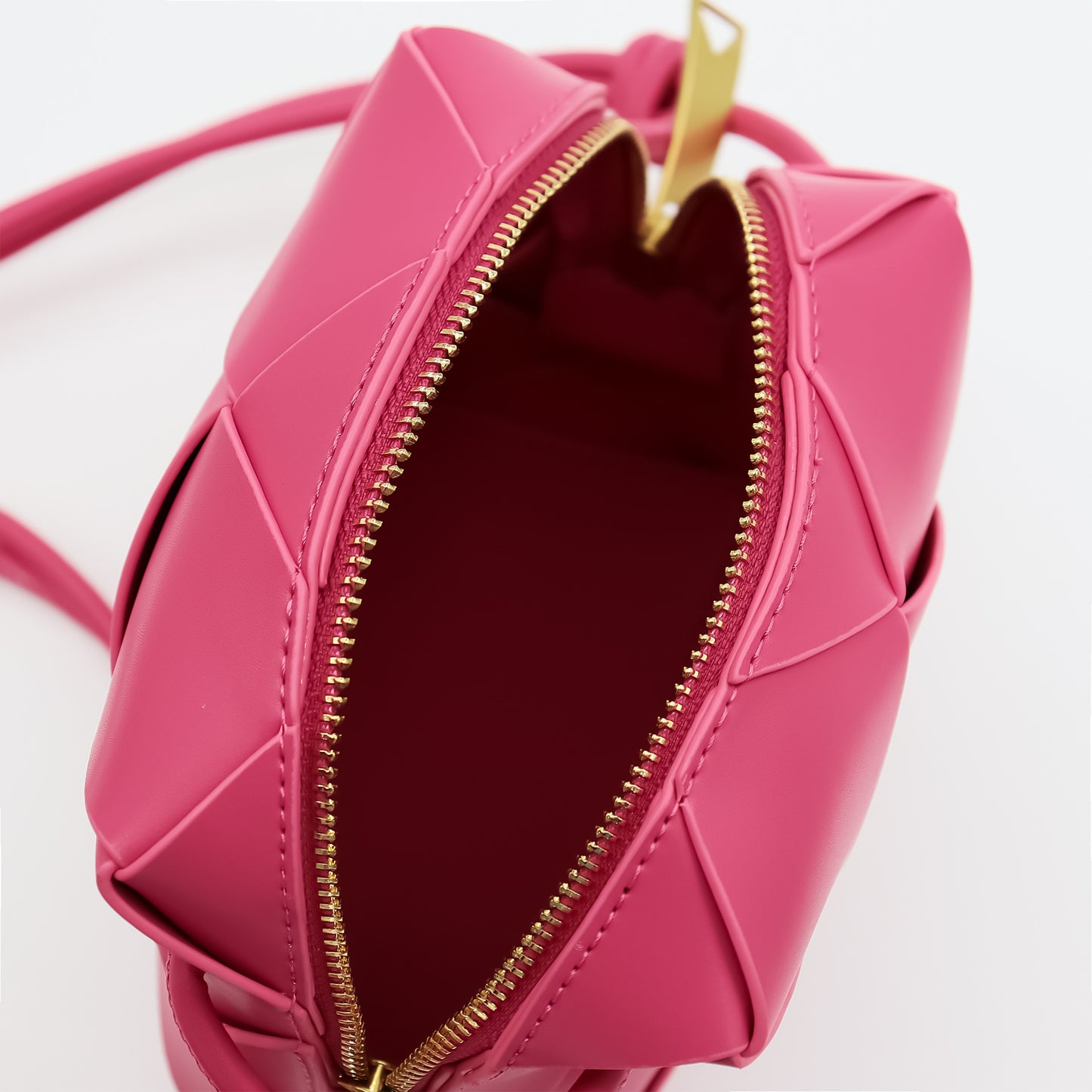 Women's Spring Genuine Leather Diamond Pattern Commute Soft Crossbody Bags