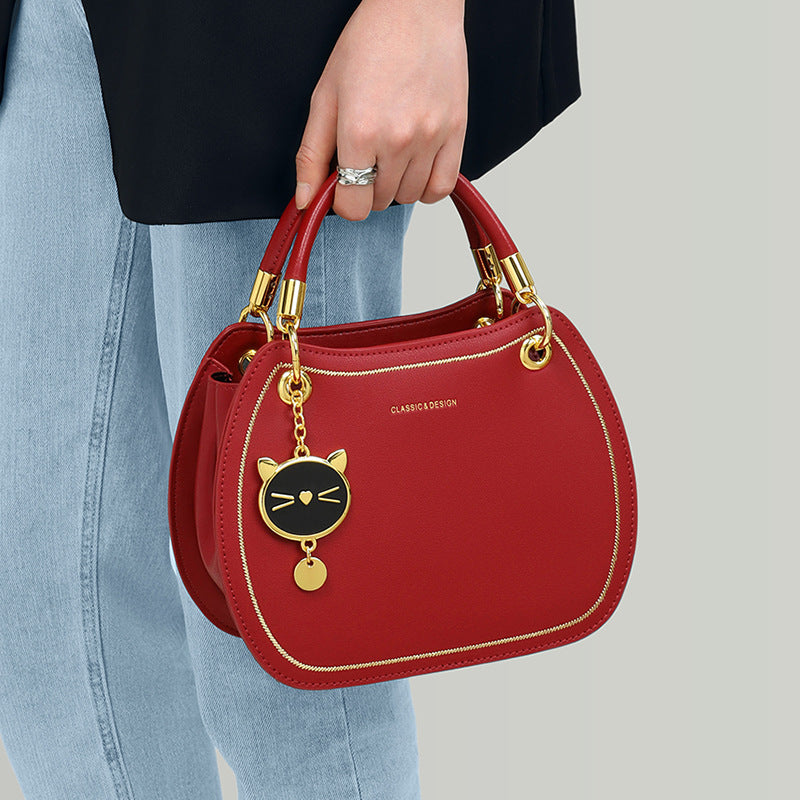 Women's Niche Genuine Leather High Sense Wedding Crossbody Bags
