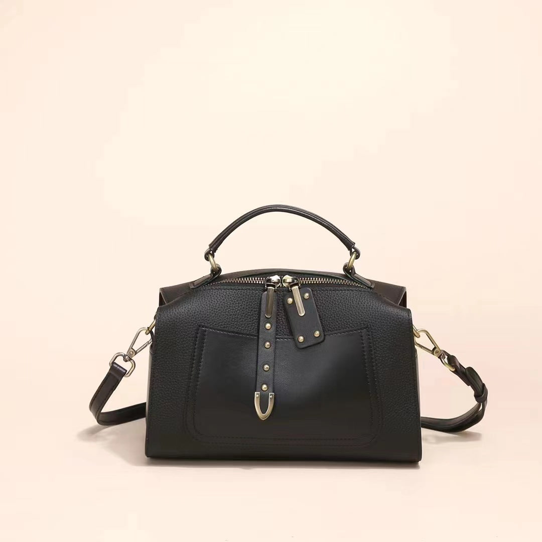 Women's Leather Fashion Large Capacity Versatile Commuter Crossbody Bags
