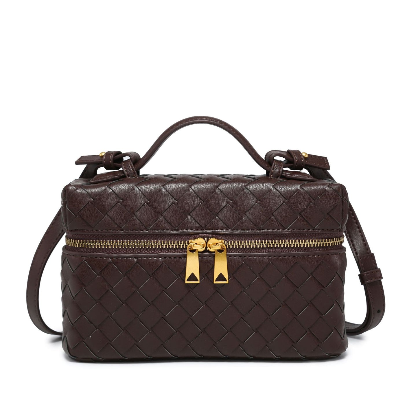 Women's Woven Box Lunch Retro Fashion For Handbags