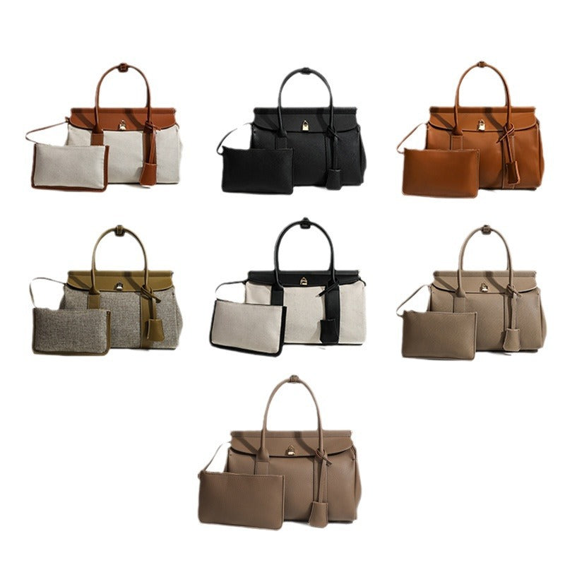 Capacity Commuter High Sense Full Grain Crossbody Bags