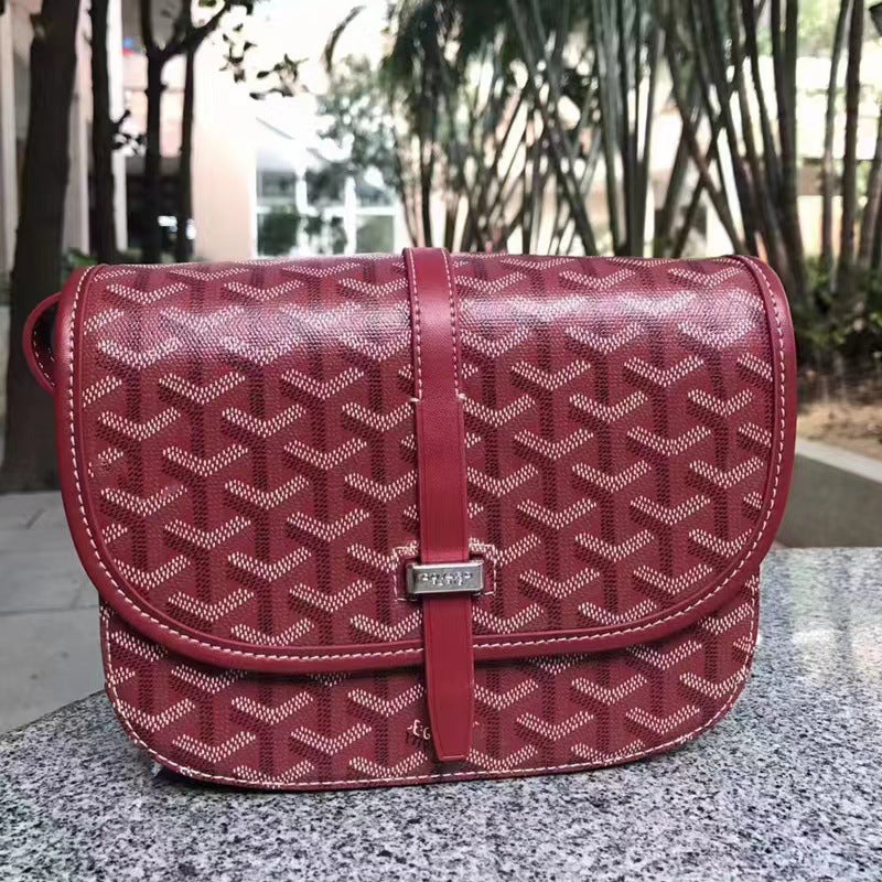 Women's Dog Teeth Fashion Saddle Large Capacity Crossbody Bags