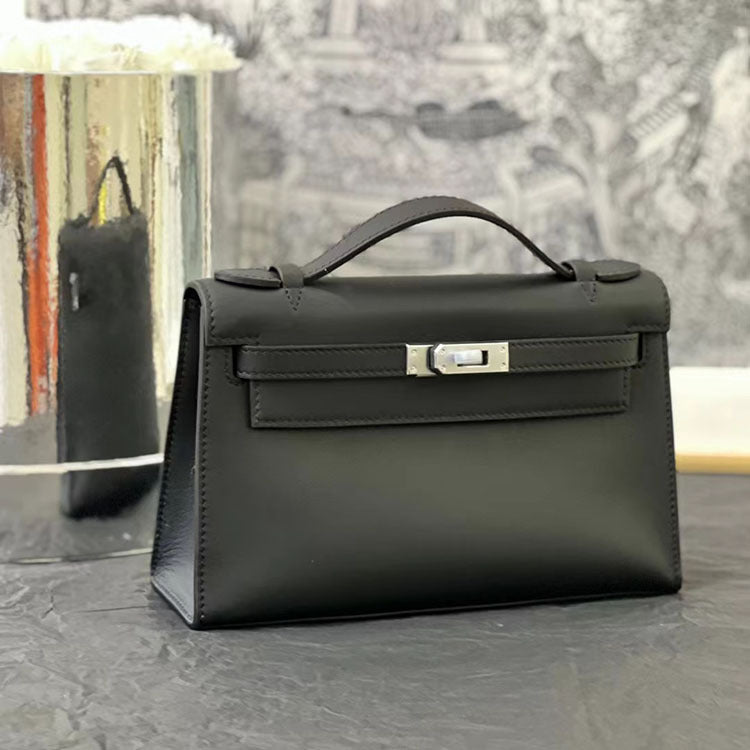 Ding Half Wax Line First Layer Handbags