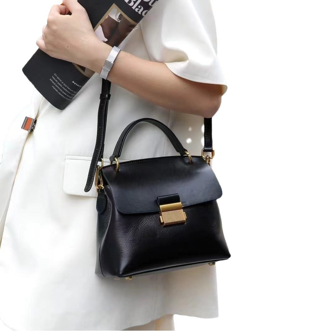 Women's Fashion Genuine Leather Plant Practical Crossbody Bags