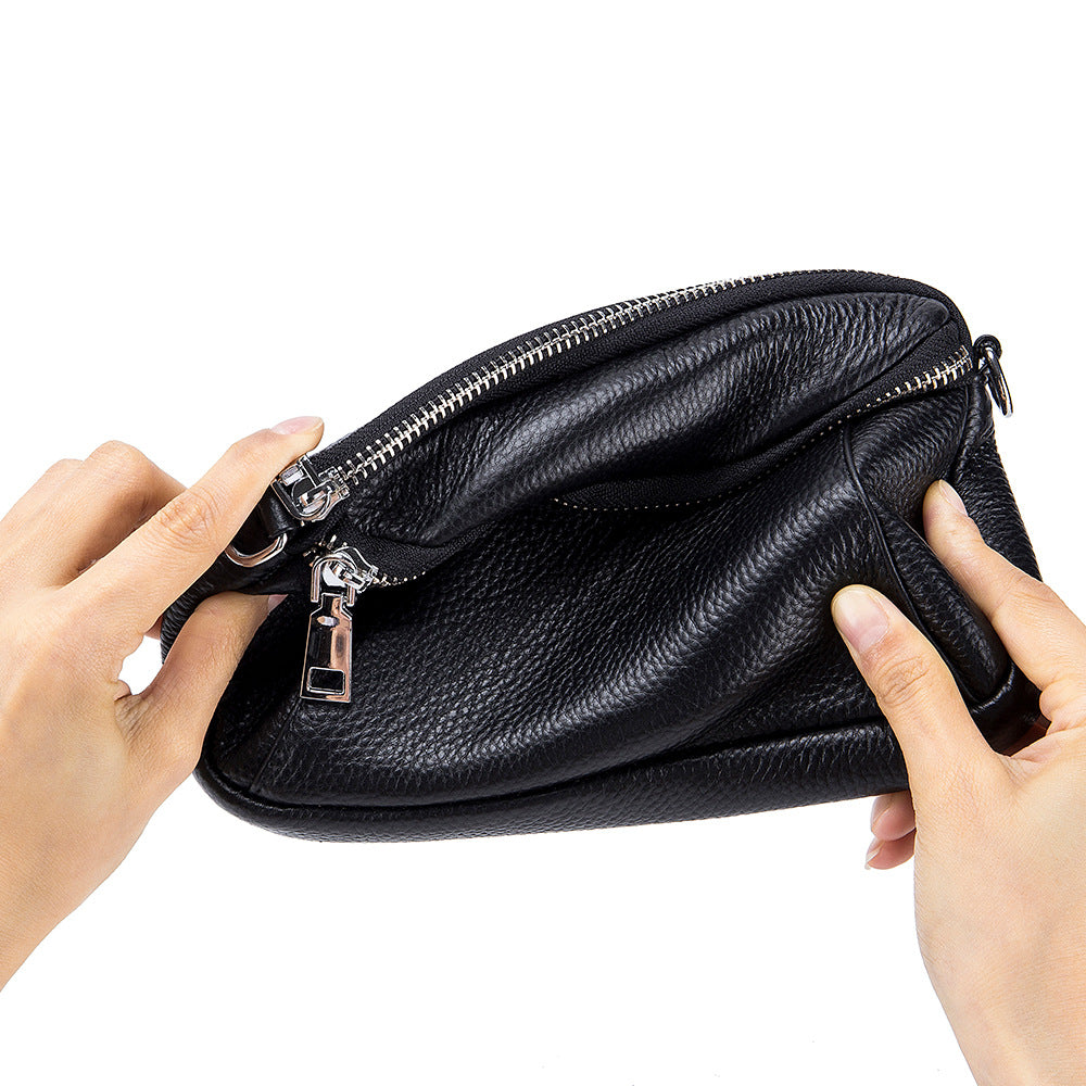 Women's Mini Genuine Leather Mobile Niche Fashion Crossbody Bags