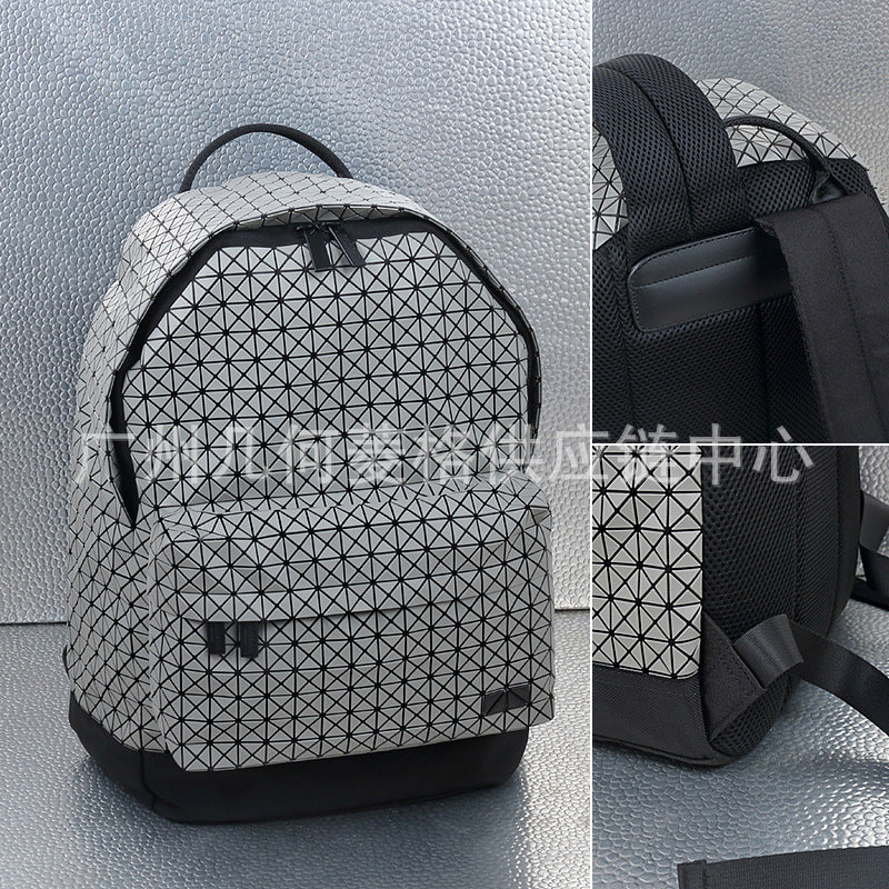 Geometric Rhombus Silicone Male Female Computer Bags