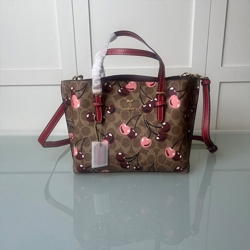Women's Fashion Shopping Classic Cherry Printed Crossbody Bags