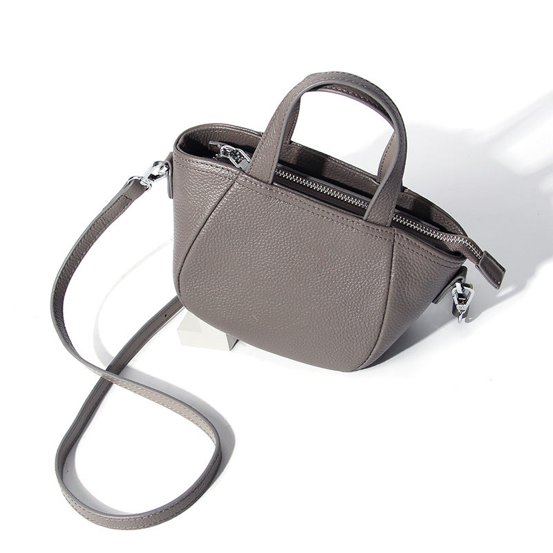 Women's Cowhide Fashion Genuine Leather High Sense Crossbody Bags
