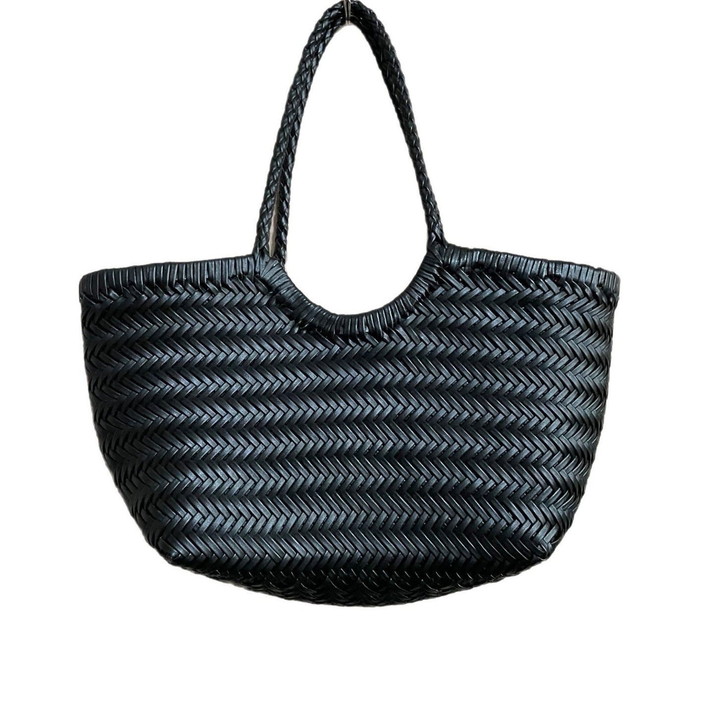Hand-woven Retro Commuter Texture Inner Portable Shoulder Bags
