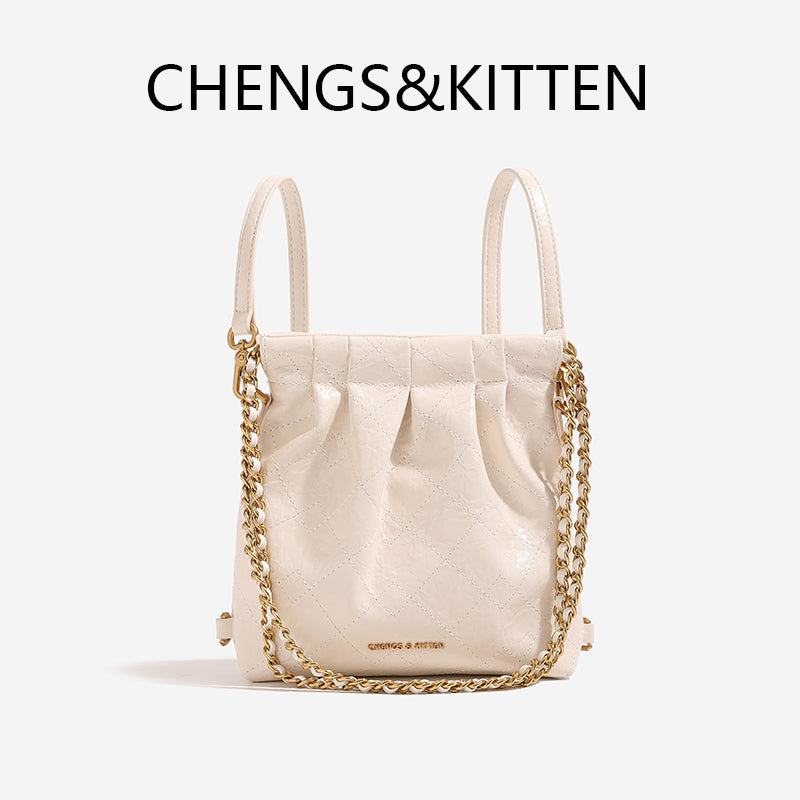 Creative Durable Mini Garbage Leather Wandering Shoulder Bags