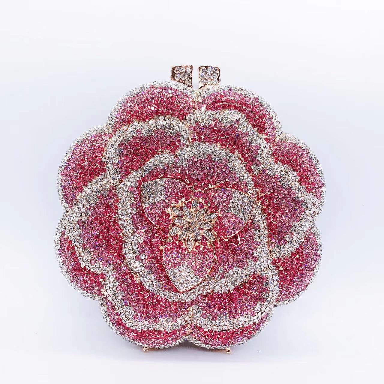 Women's Wei Mermaid Order Diamond Hollow Rhinestone Evening Bags