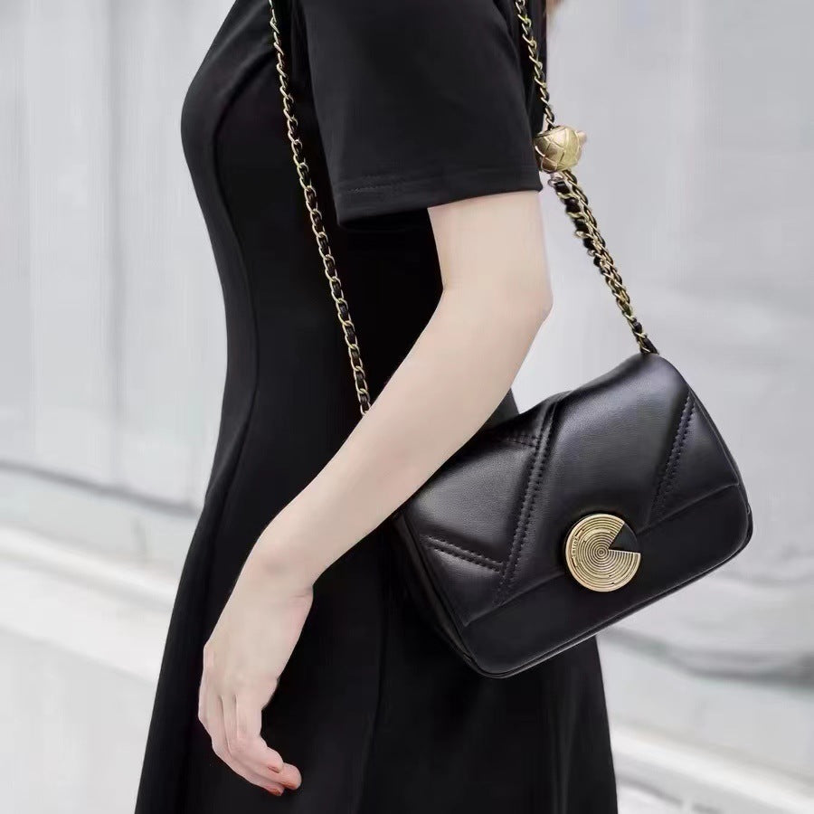 Women's Packet Summer Golden Ball Chain Simple Shoulder Bags