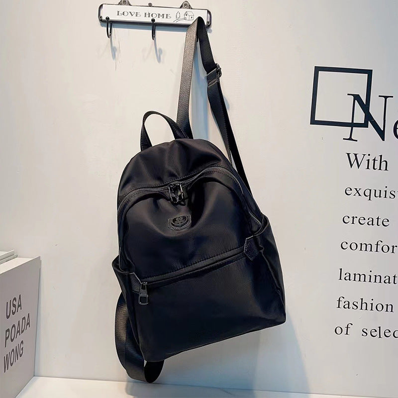 Women's Oxford Cloth Simple Solid Color Commuter Backpacks