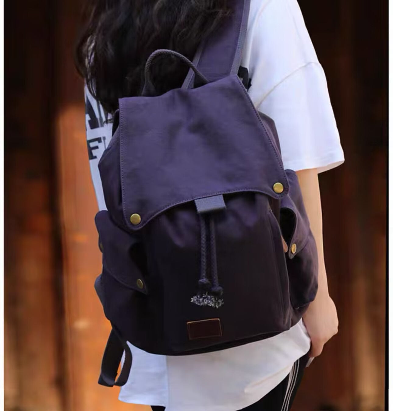Women's & Men's & Canvas Fashion Korean Style Large Backpacks