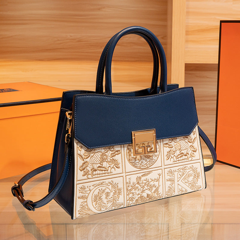 Women's Chinese Mom High-grade Style Light Luxury Wedding Handbags