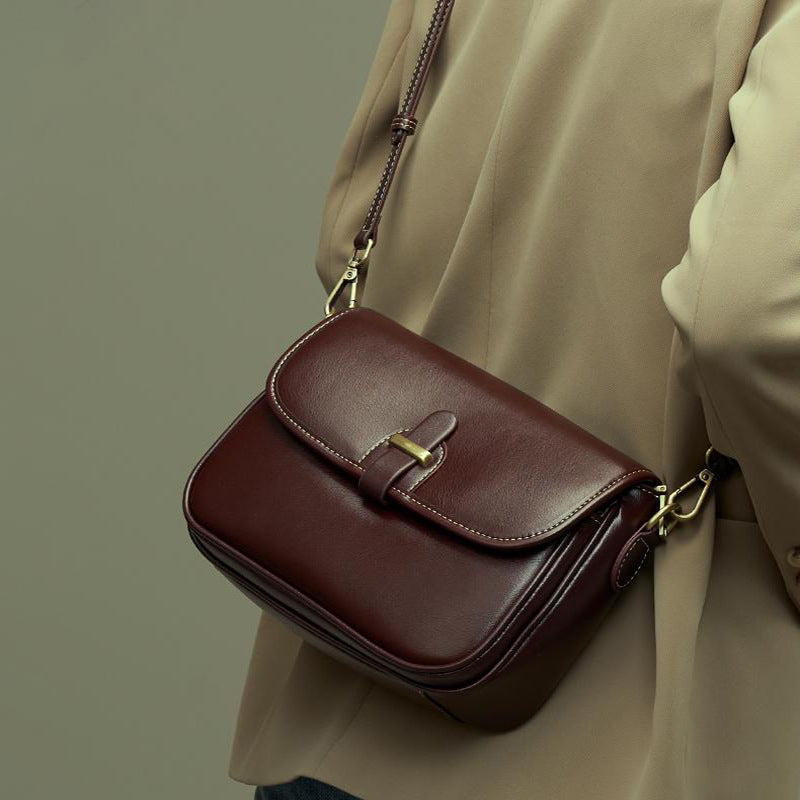 Women's Genuine Leather Fashion High Sense Shoulder Bags