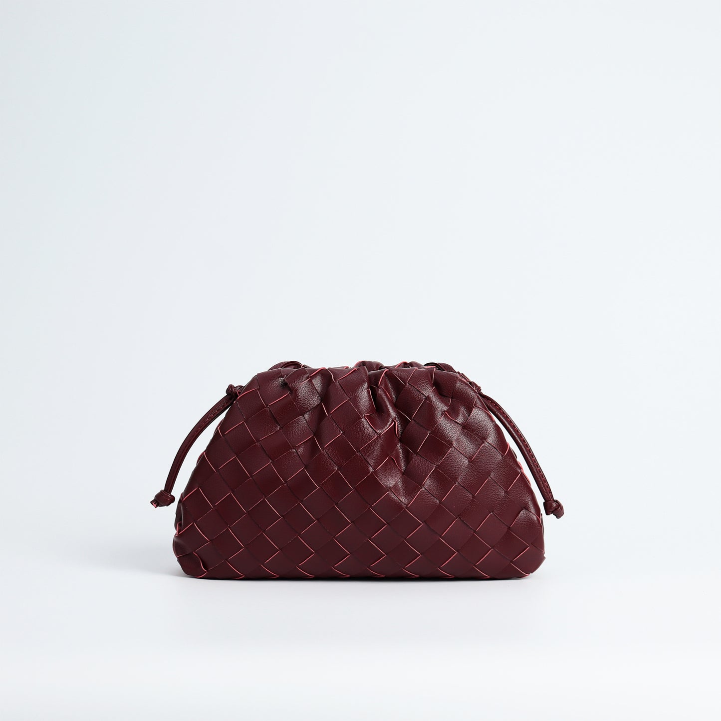 Fashion Clutch Woven Korean Style Cloud Soft Leather Crossbody Bags