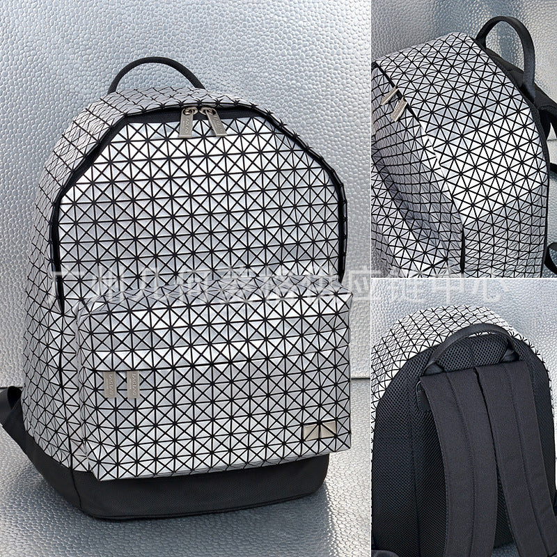 Geometric Rhombus Silicone Male Female Computer Bags
