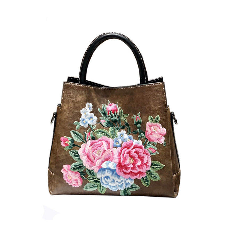 Women's Retro Chinese Style Embroidery With Cheongsam Handbags