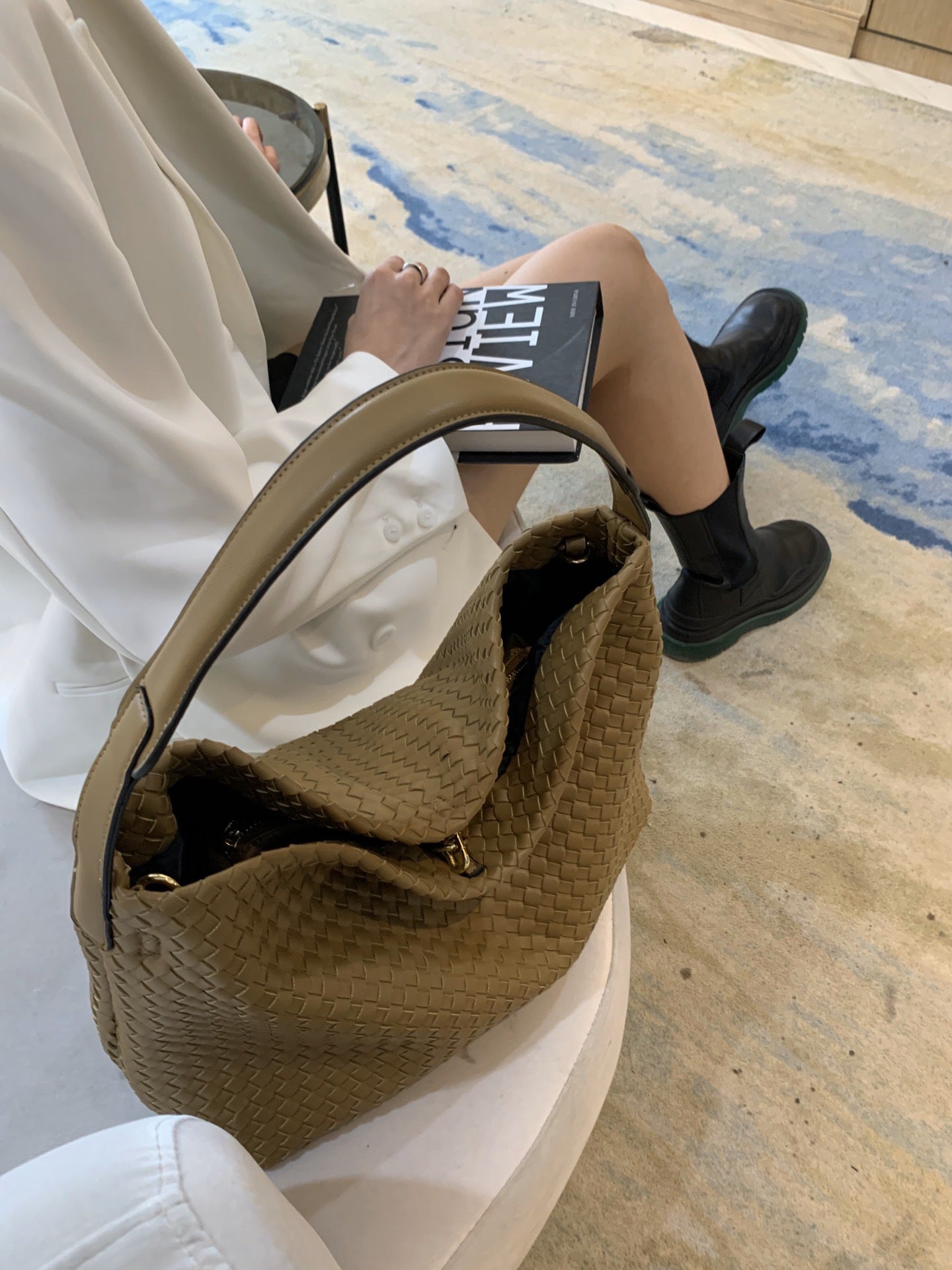 Casual High-grade Hand-woven Large Capacity Totes Tote Bags