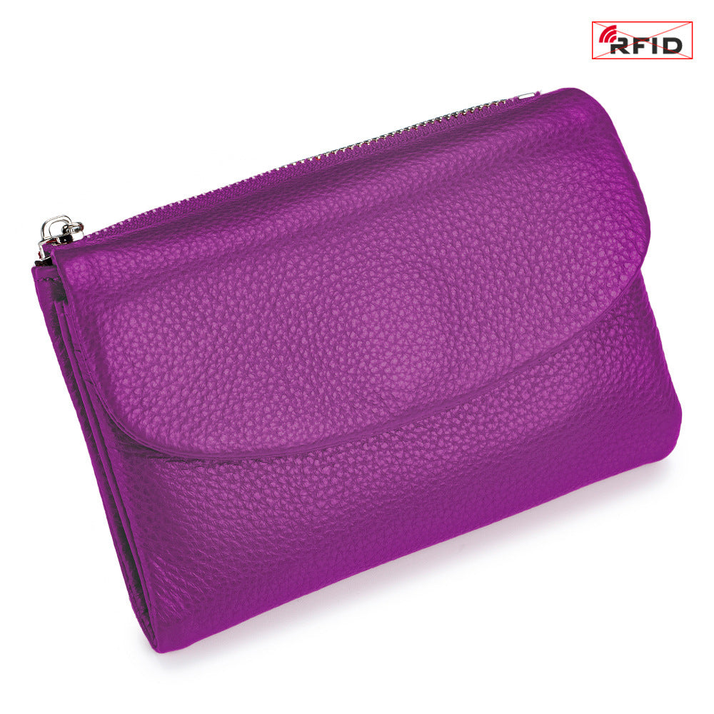 Women's Fashion Short Soft Textured Large Capacity Ladies Wallets