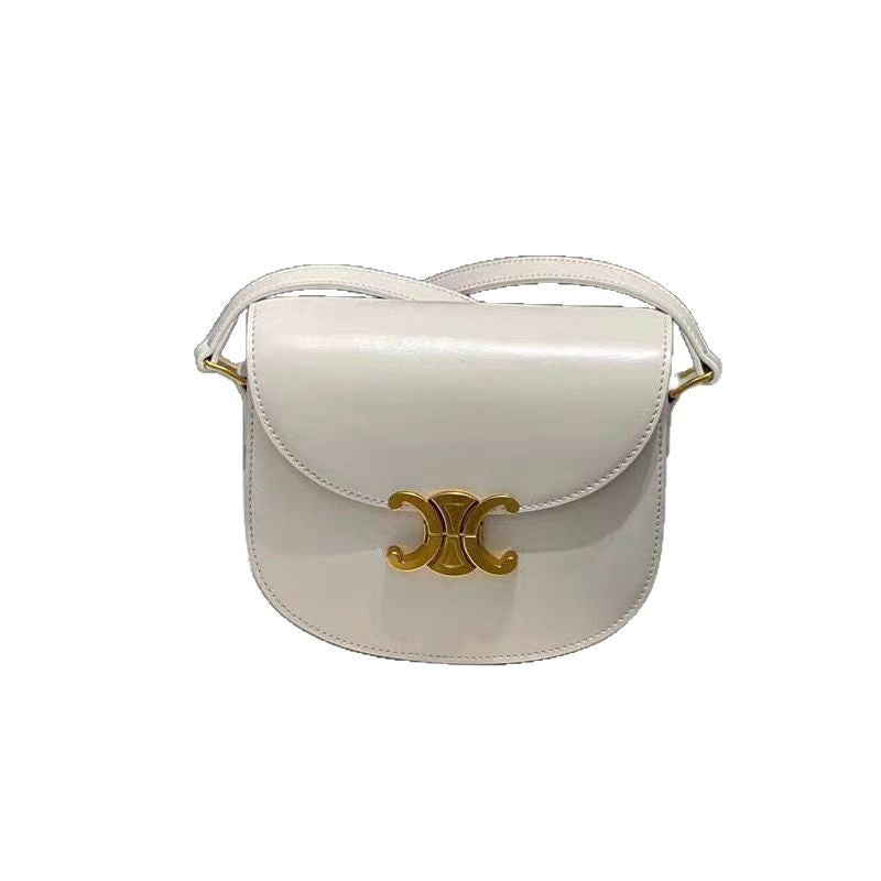 Women's Design Canvas Vintage Saddle Advanced Arc Shoulder Bags