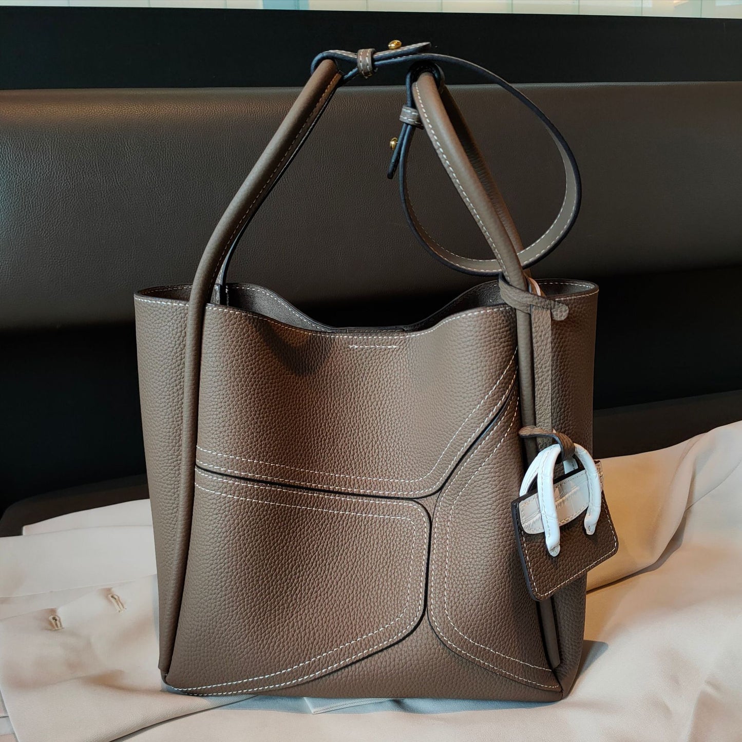 Underarm Leather Large Capacity Totes First Shoulder Bags